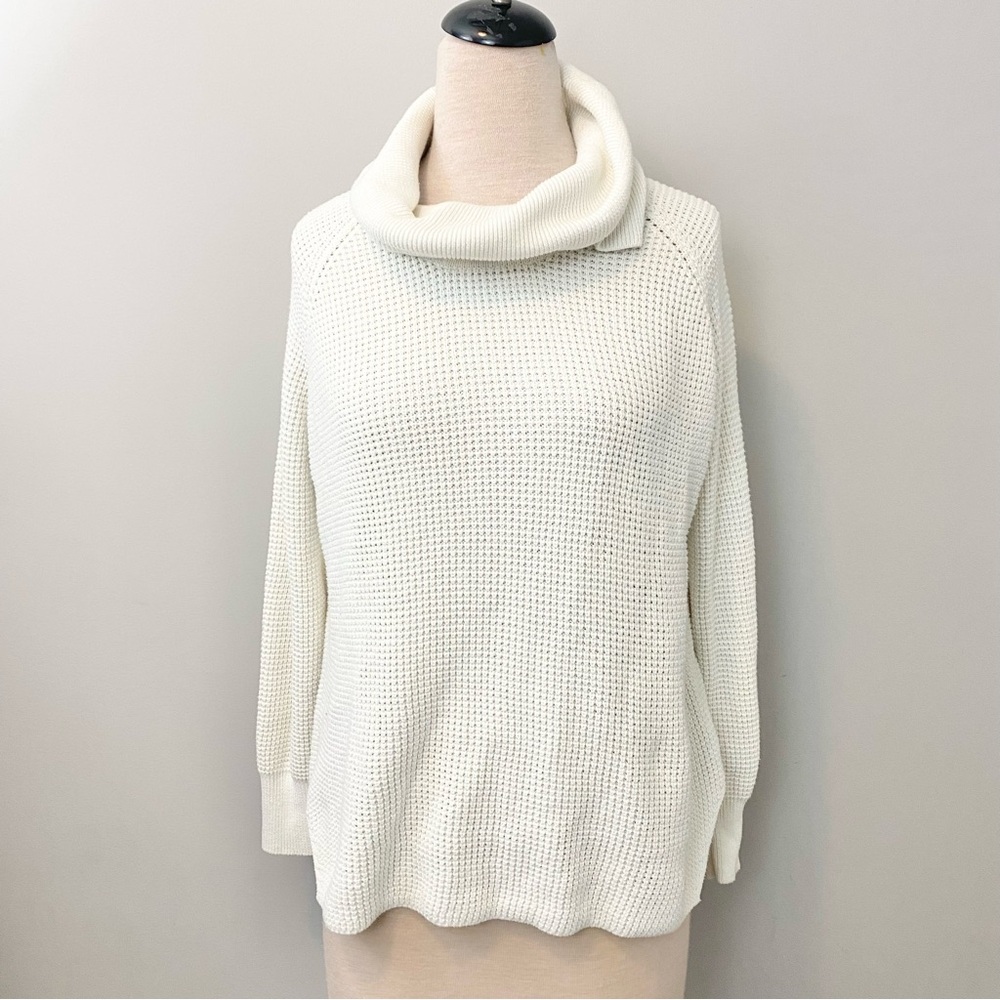 Michael Kors cowl neck oversized knit long sleeve sweater size large